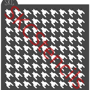 Large Houndstooth Stencil SVG