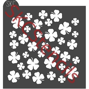 4 Leaf Clover Stencil SVG File- St. Patricks Day- Shamrock- Cookie Stencil- Cookie Supplies- St. Paddys Day