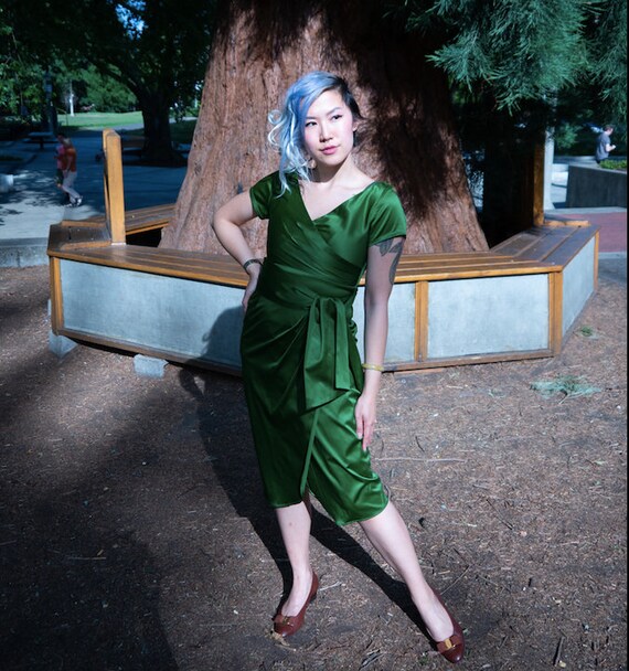Emerald Green Pin Up Girl Clothing Dress