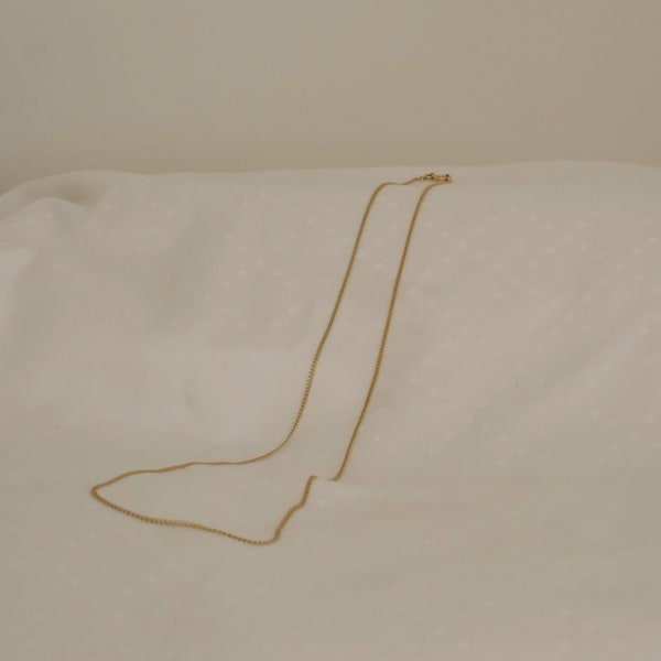 Vintage .750 solid gold 18k chain necklace from Balestra (Italy)