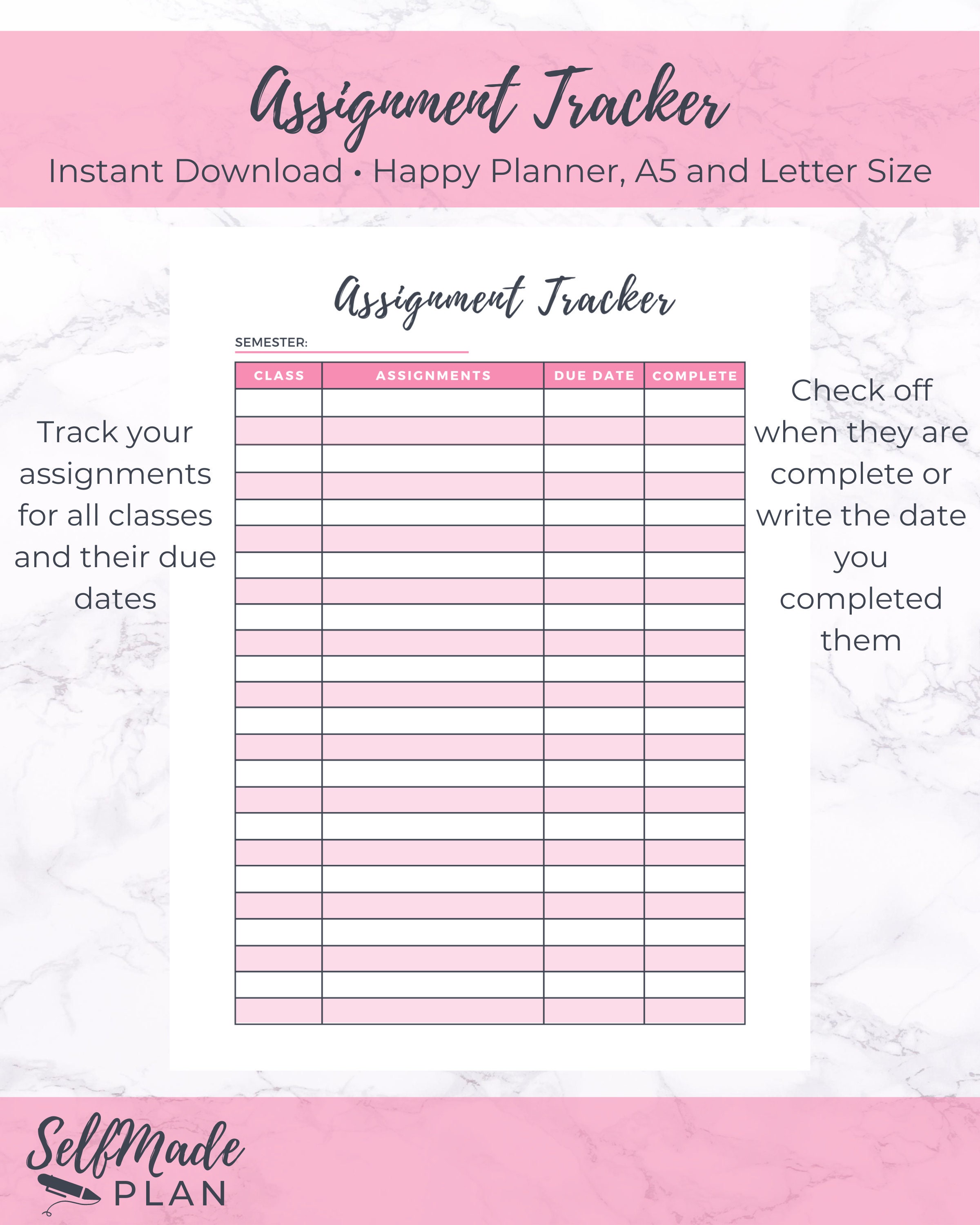 Summer Today Printable Page Marker for The Happy Planner – The