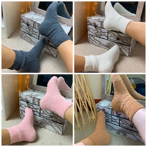 Calcetines suaves unisex para estar en casa o para dormir