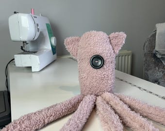 Handmade coraline squid plushie teddy