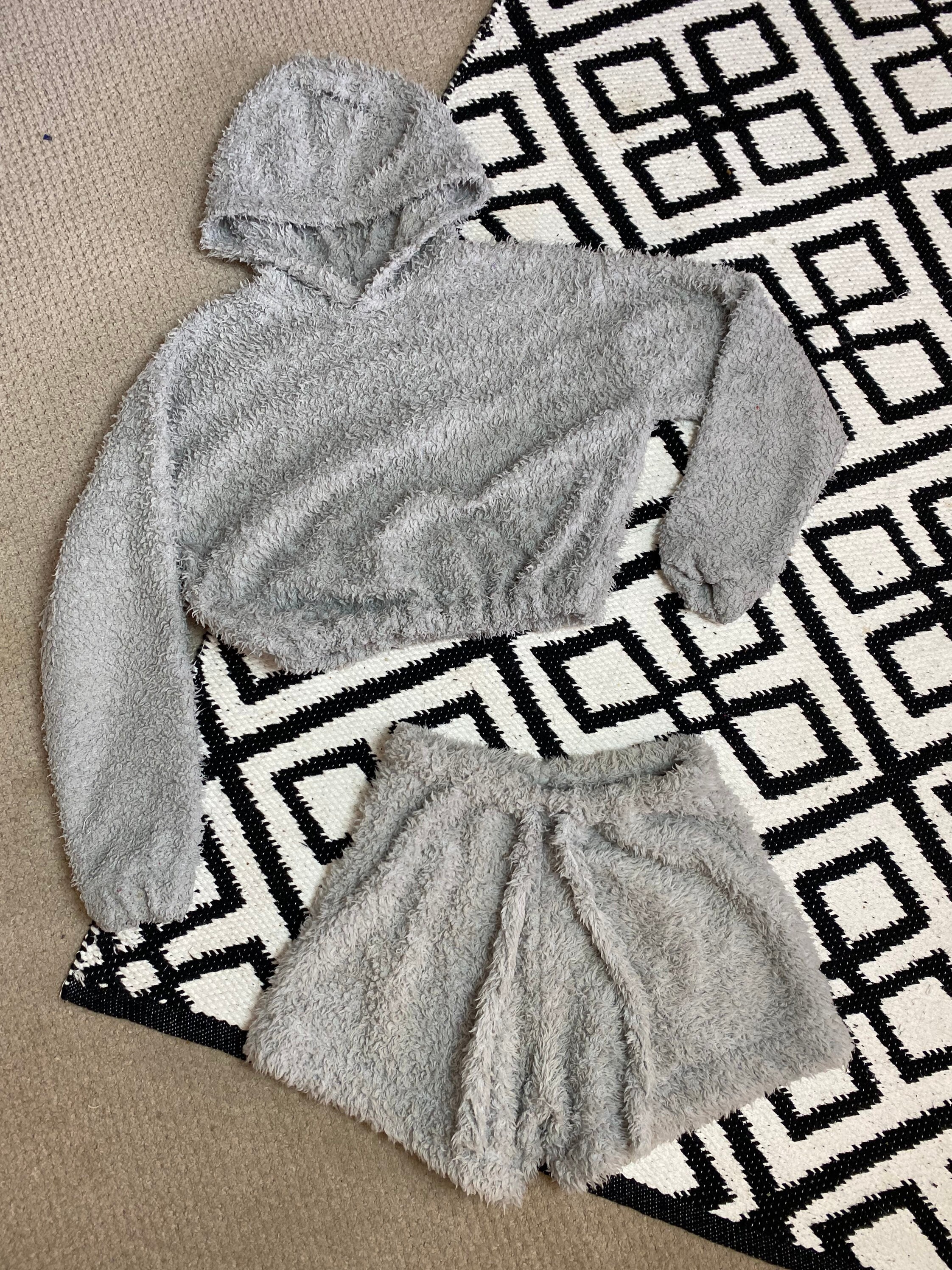 Crop Hoodie Shorts \u0026 Matching 