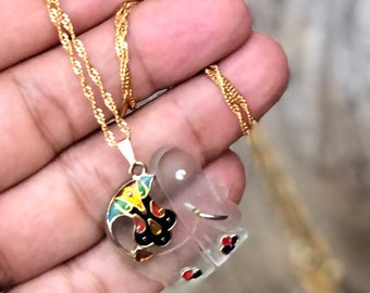 Soulove Sparkling Lucky Elephant Pink/Green CZ 925 Sterling Silver Bead for Snake Chain Charm Bracelet Soulove Sparkling Lucky Elephant Pink/Green CZ 925 Sterling Silver Bead for Snake Chain Charm Bracelet