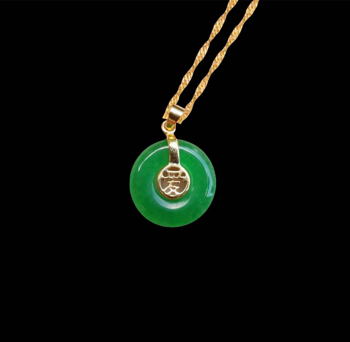 Good Fortune Jade Necklace Jade Necklace Good Luck Jade Etsy Canada