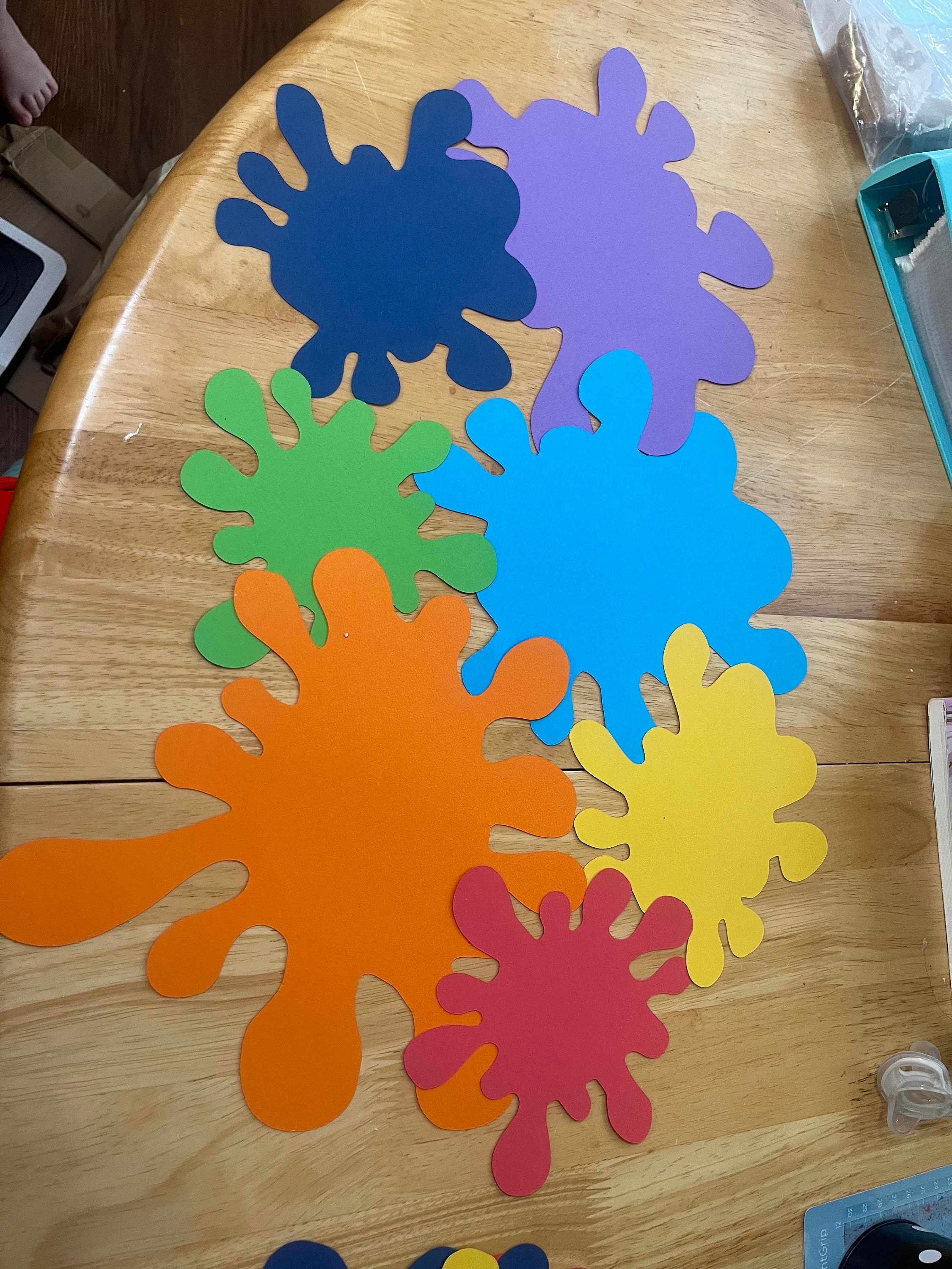 Art Party Decorations Paint Can Banner Paint Brush Garland and Etsy