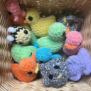 Mystery Box Custom Crochet Amigurumi Handmade Stuffed Animal Plushie Stuffy Adorable Small Cute Surprise Grab Bag Mini Small Medium Large