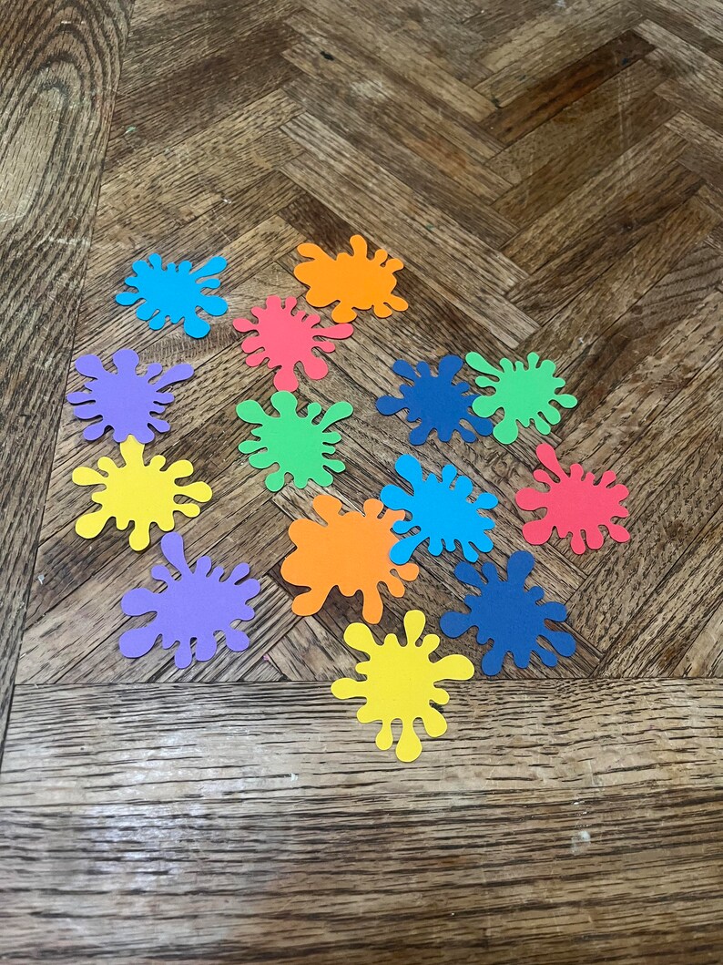 Art Party Decorations Paint Can Banner Paint Brush Garland and Etsy