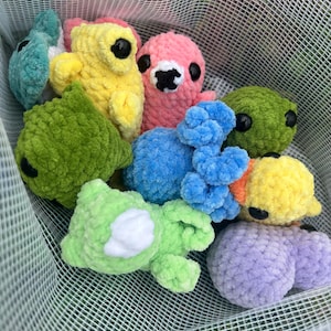 Mystery Box Custom Crochet Amigurumi Handmade Stuffed Animal Plushie Stuffy Adorable Cute Surprise Grab Bag