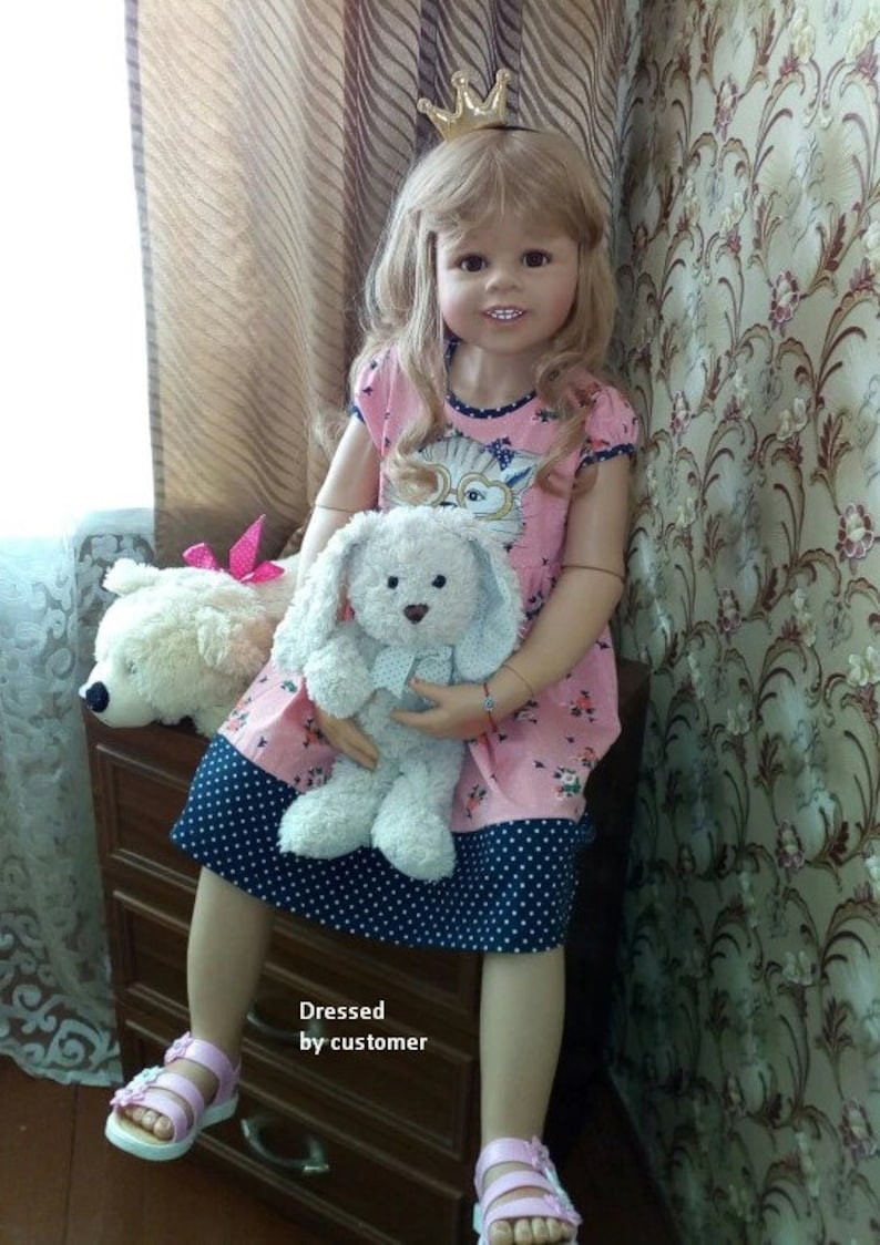 98CM große Puppe Original Meisterwerk Puppe Kleinkind Baby Etsy