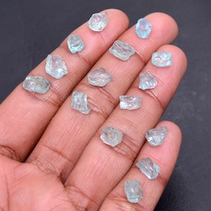Raw Apatite Crystal- Genuine Apatite- Natural Apatite- Blue Apatite- Rough Apatite- Apatite Gemstone- Birthstone- 5 - 8mm Size