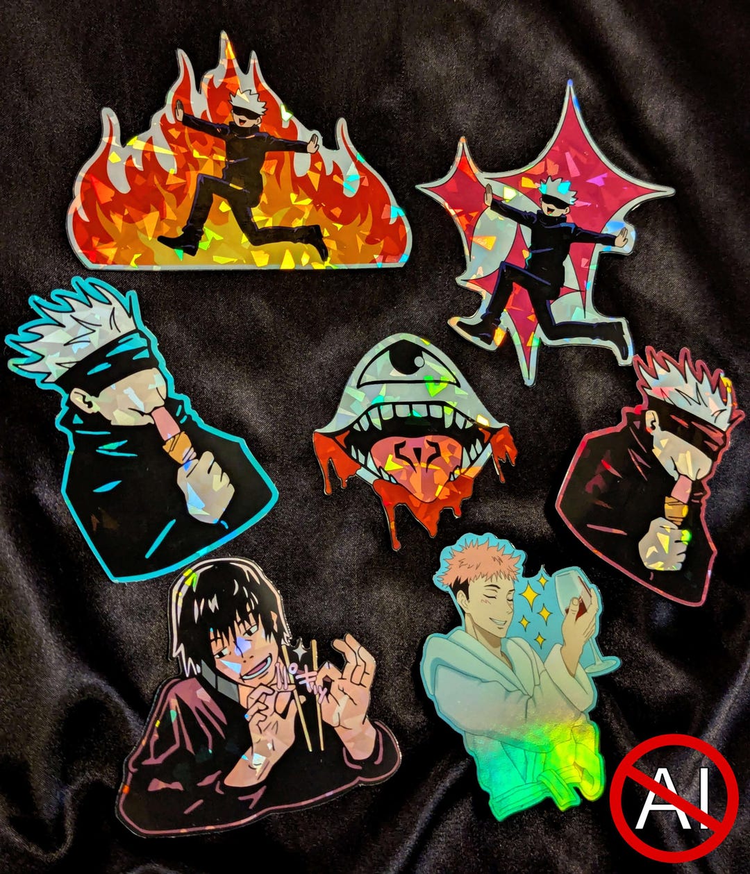 jjk-anime-stickers-3-4-waterproof-glossy-or-holographic-etsy-australia