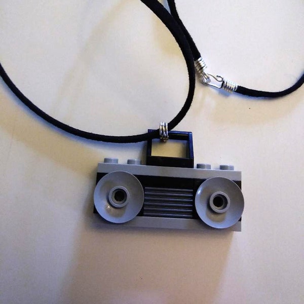 I Love the 90s, Music Boom Box Pendant with Necklace