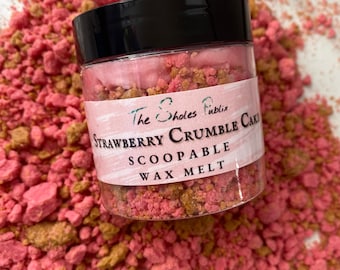 Strawberry Crumble Cake Scoopable Wax Melt