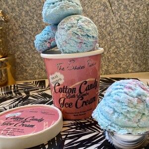 Cotton Candy Ice Cream Bath Bombs image 2