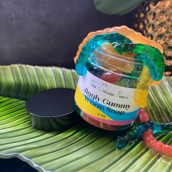 Jiggly Gummy Worm Jelly Soap