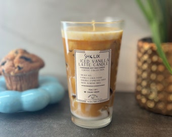 Iced Vanilla Latte Candle