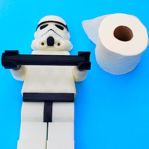 Star Wars Stormtrooper Toilet Paper Holder | 3D Printed | Star Wars Lover | Galactic Empire | Star Wars Bathroom | TP Holder