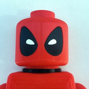 Marvel Comics Deadpool Toilet Paper Holder Deadpool Marvel Comics Superheroes Decor Kids Bathroom Decor 3D Printed image 4