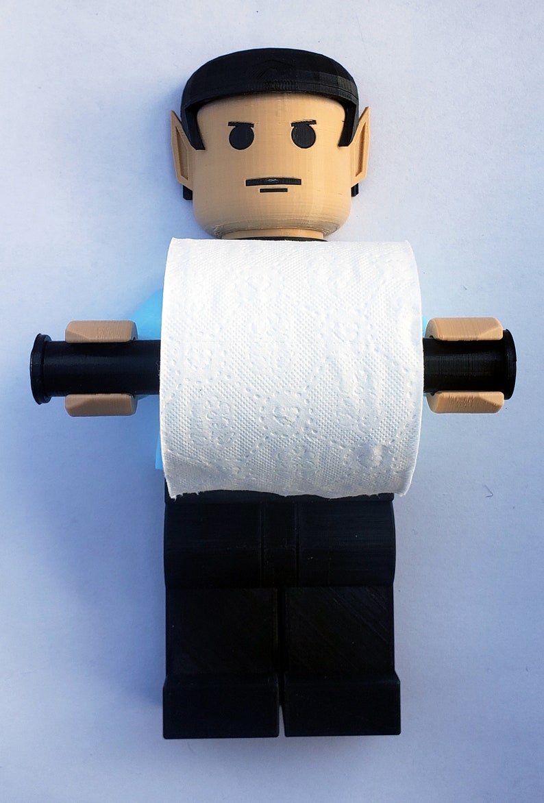 Star Trek Mr. Spock Toilet Paper Holder Star Trek Mr. Etsy