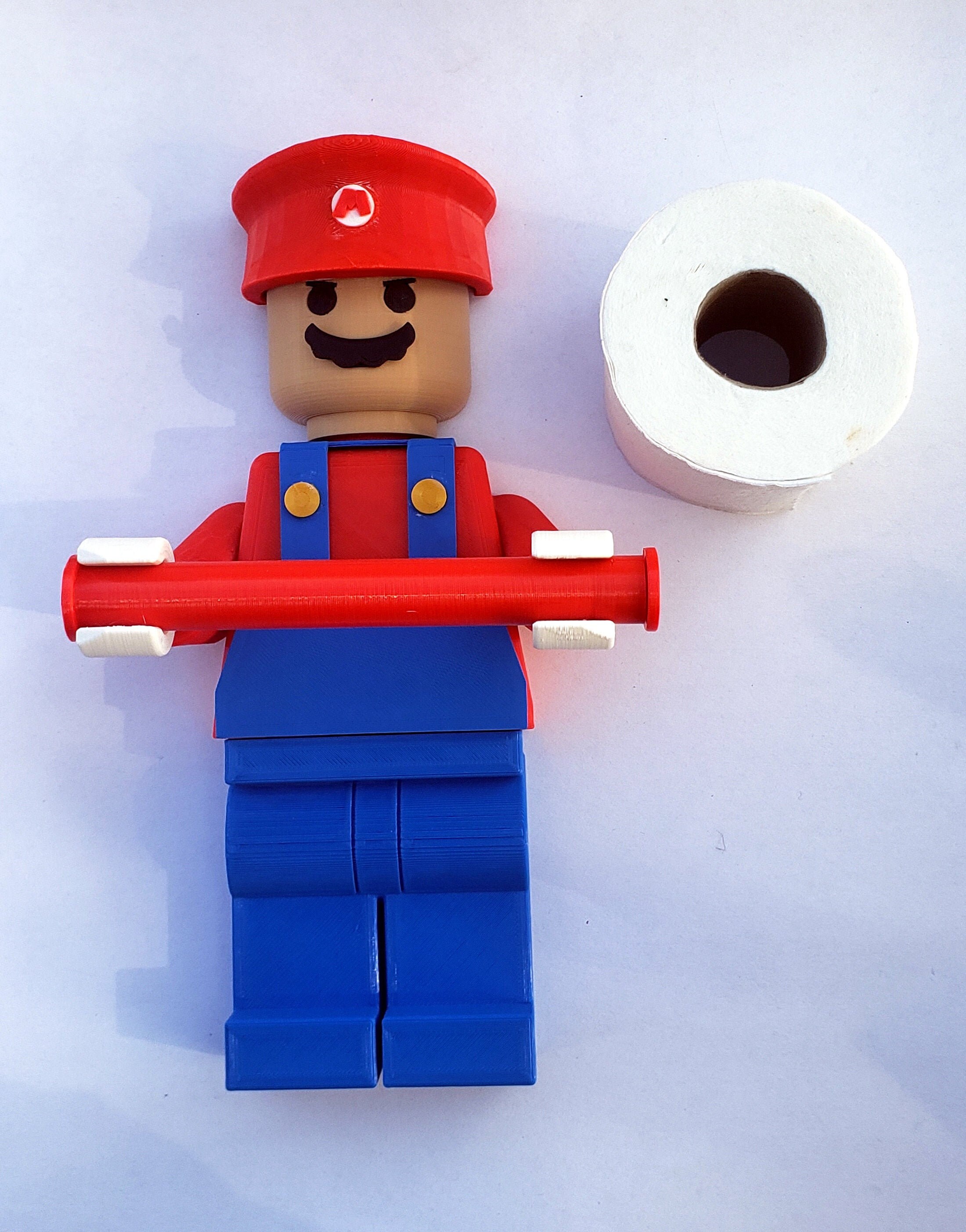 Super Mario Brothers Toilet Paper Holder Super Mario | Etsy