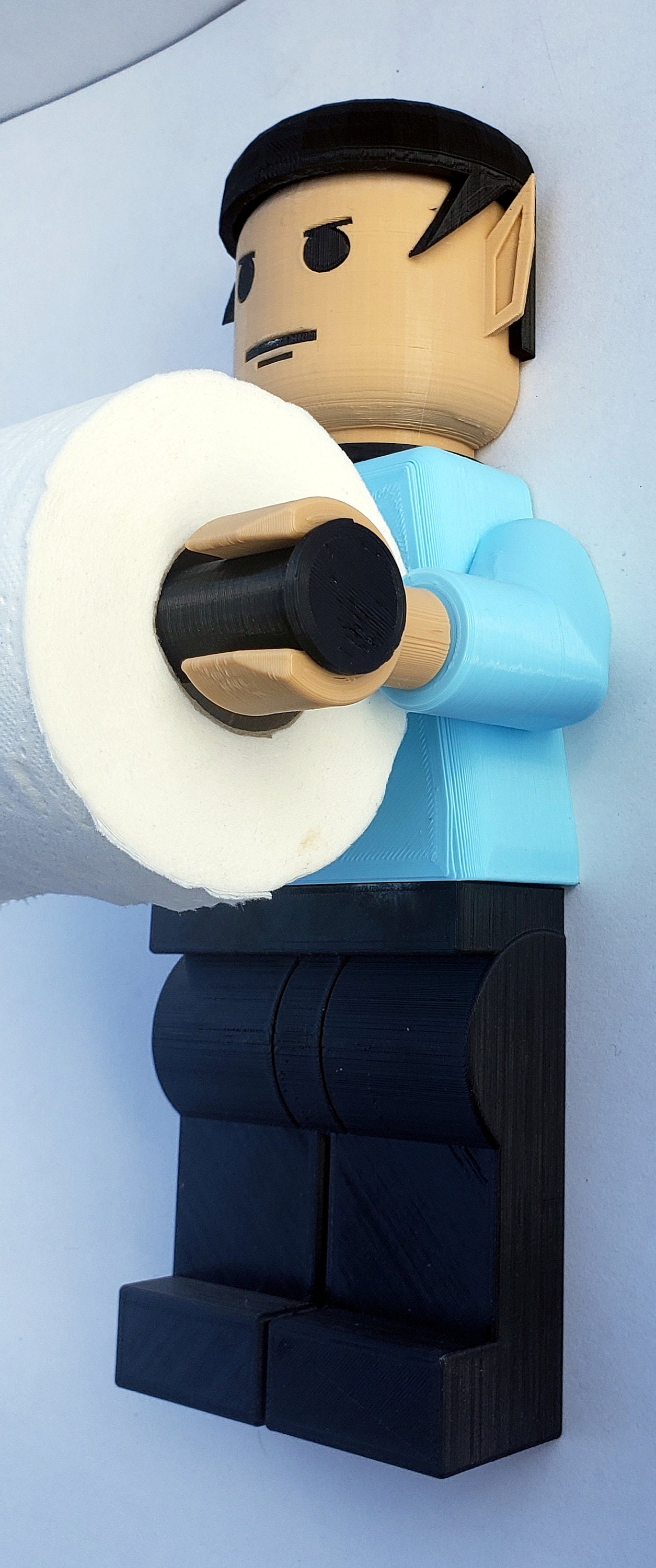 Star Trek Mr. Spock Toilet Paper Holder Star Trek Mr. Etsy