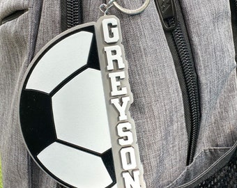 Custom Soccer Keychain