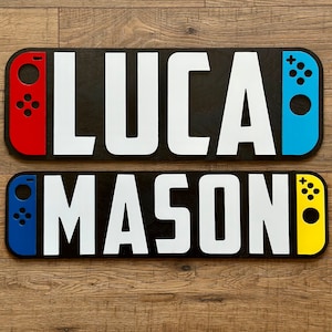 Gamer Acrylic Name Sign