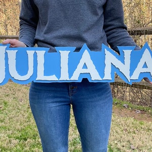 Name Sign Inspired by Frozen