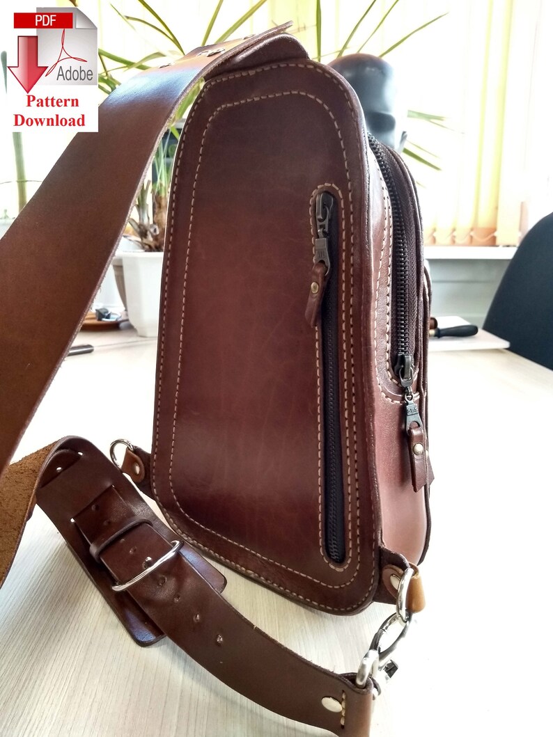 Pattern PDF leather Sling Bag Etsy