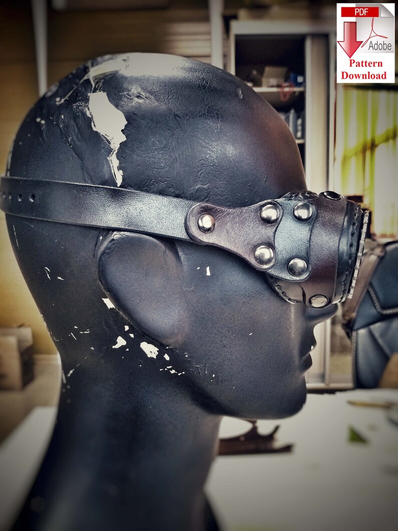Pattern PDF leather Steampunk/Dieselpunk goggles/glasses Etsy