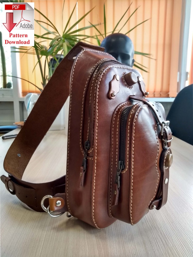 Pattern PDF leather Sling Bag Etsy