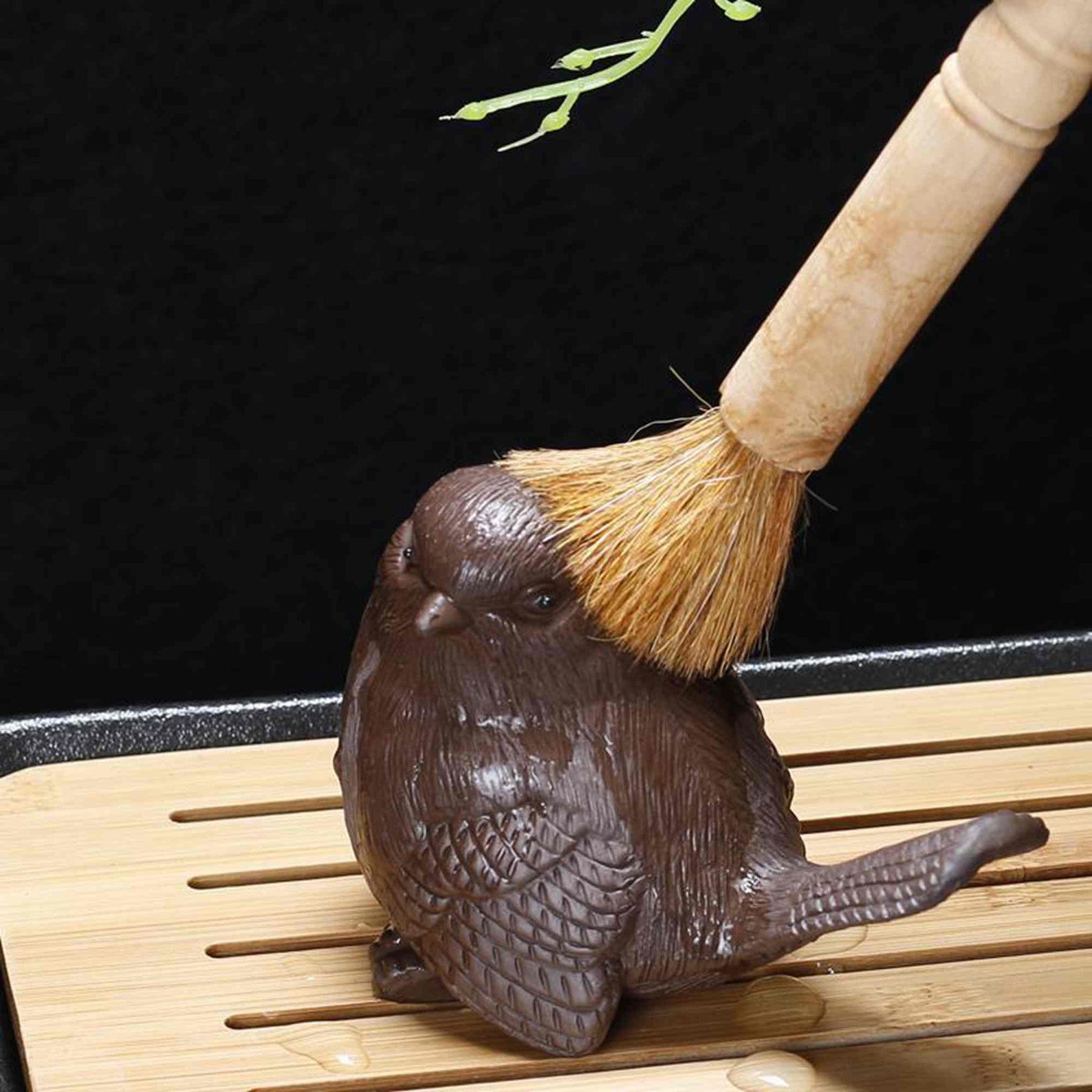 Chinese Yixing Zisha Carving Tea Pet Bird Statue Original Etsy