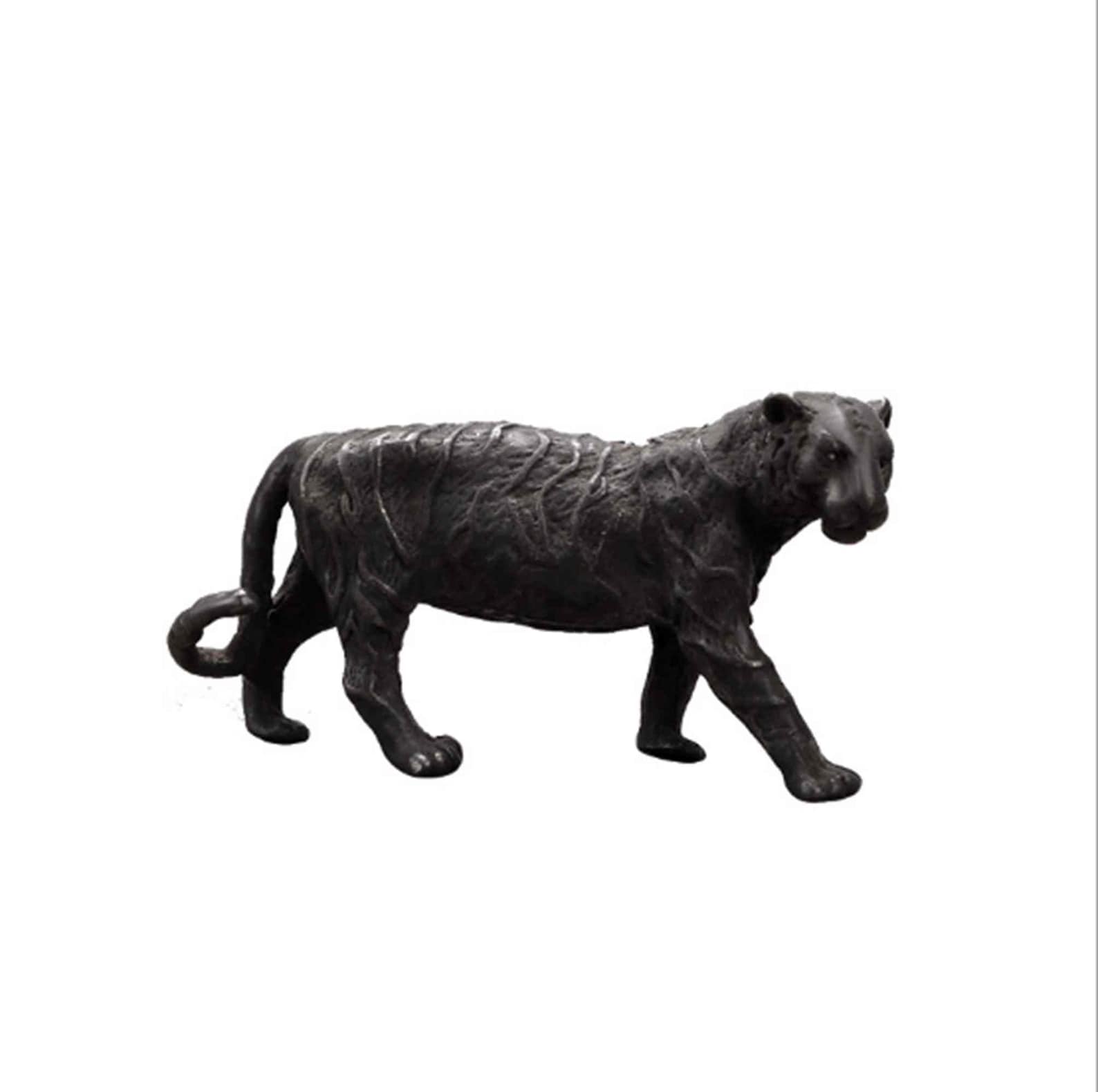 Chinese Classical Bronze Tiger Statue Home Furnishings Etsy