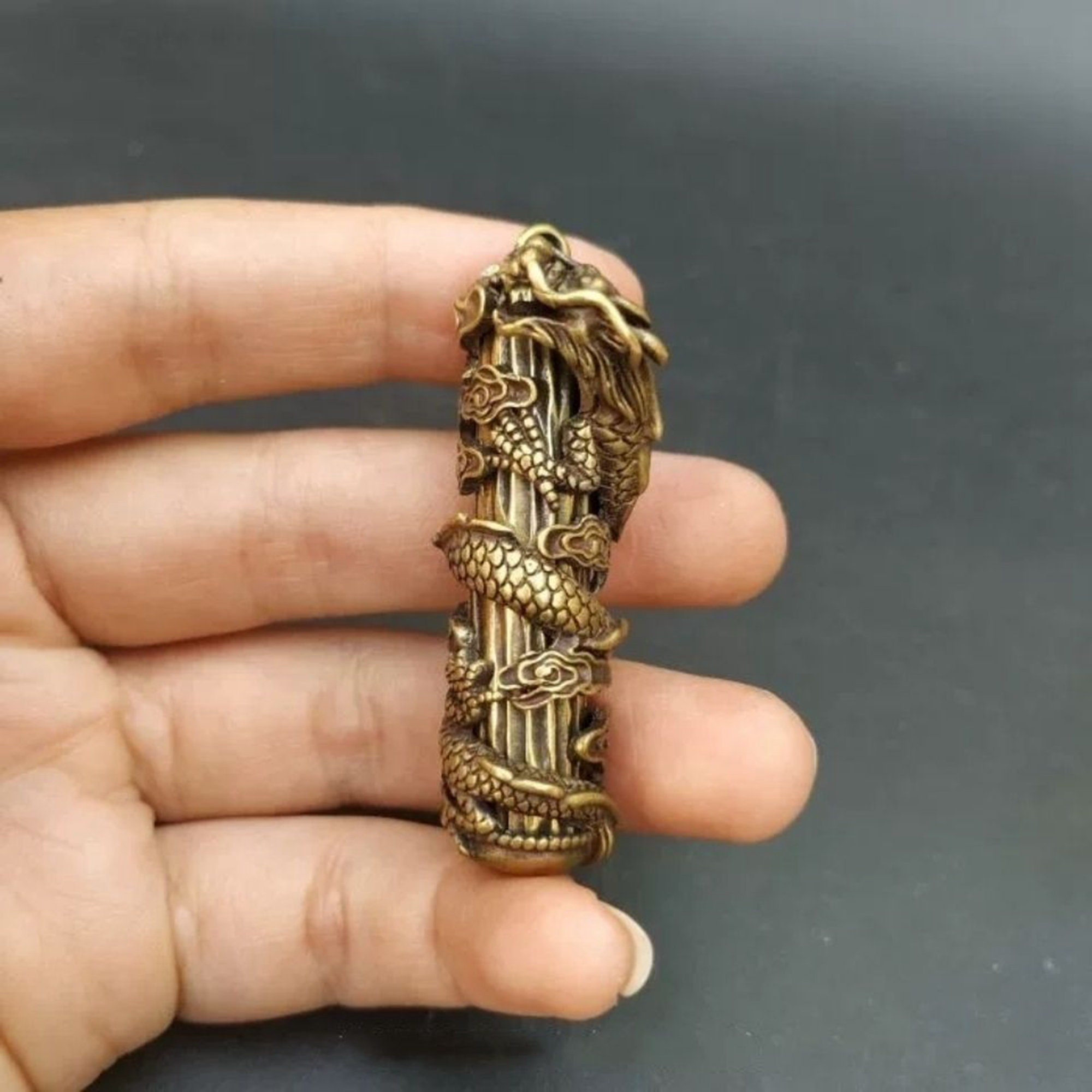 Borsa A Tracolla Donna Elegante Con Ciondolo Foglia D'Acero - Pelle PU Grigio