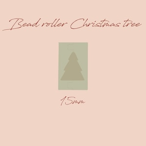 Rullo di perline di argilla polimerica per albero di Natale, rullo di argilla, rullo di perline, fascino dell'albero di Natale, strumenti di argilla polimerica, rullo di perline di pino