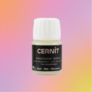 Cernit Varnish Matte 30ml, polymer clay wholesale, varnish for clay for jewelry, shiny coating, UV resin, polymer clay tool, clay cutter