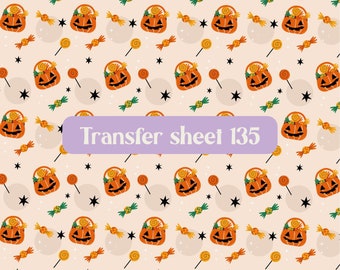 Papier Transfert Pour Argile Polymère - Lot De 15 Feuilles Motifs Halloween (citrouille, Fantôme, Toile D'araignée…) - Soluble à L'eau, 14,8 X 10 Cm