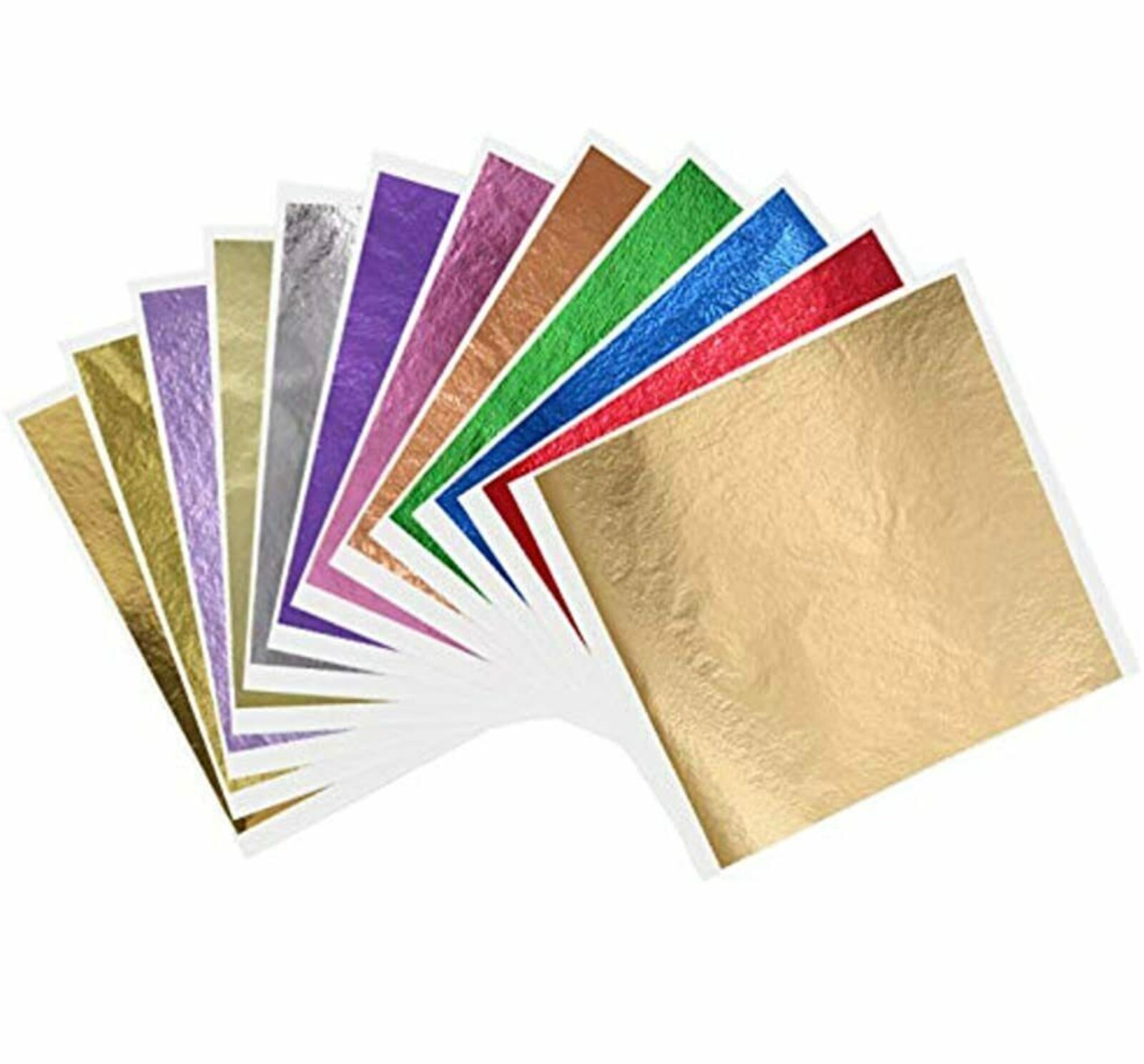 Yellow Imitation Gold Leaf Foil, Resin Supplies, Nail Art Supplies ,foil  Sheets, Thin Foil Sheets, Craft Supplies, Guilding 
