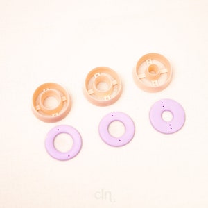 Kreis Donut (3 Stile) Ausstechform, Polymer Clay Formen, Ton Werkzeuge, Ausstechformen, Ausstechformen, Polymer Clay Zubehör