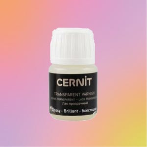 Cernit Varnish Glossy 30ml, polymer clay wholesale, varnish for clay for jewelry, shiny coating, UV resin, polymer clay tool, clay cutter