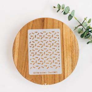 Zigzag doodle lines polymer clay stencil, reusable texture stencil, paint stencil, polymer clay tools, clay supplies, plastic stencil