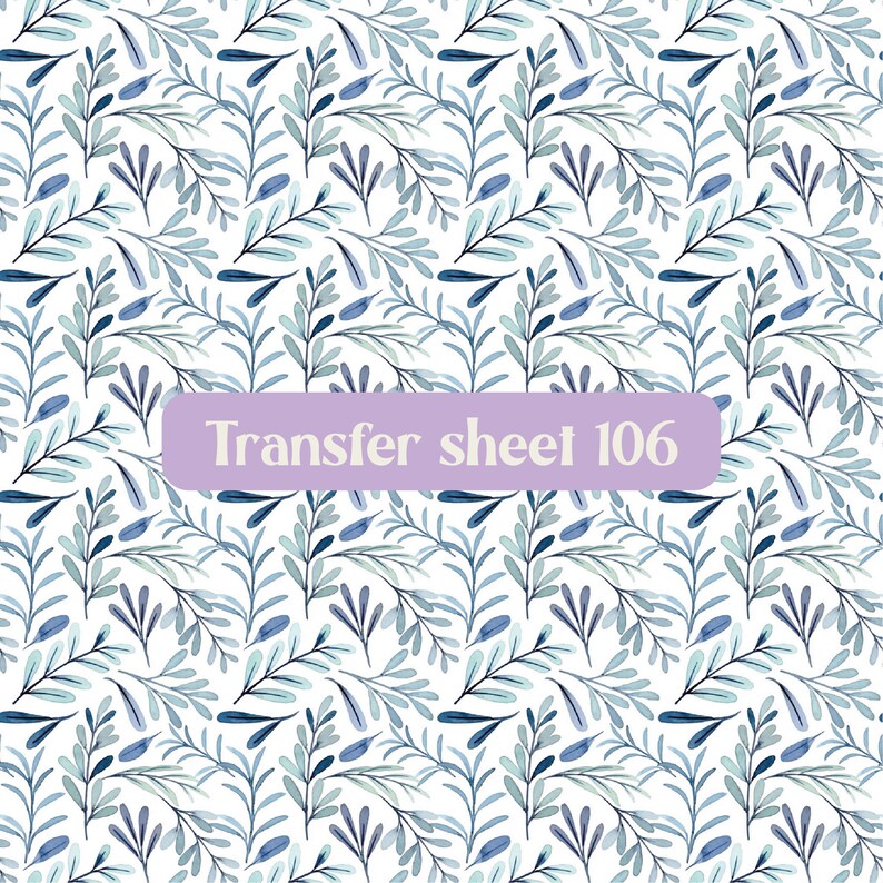 Transfer Sheet 106, Transfer Paper, Polymer Clay Transfer Sheet, Water ...