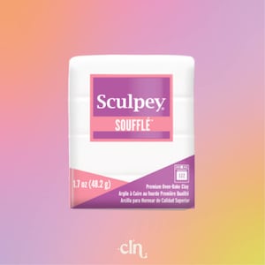 Sculpey Soufflé Igloo 48g, polymer clay wholesale, oven bake clay for jewelry, white clay, fresh clay, polymer clay tool, clay cutter