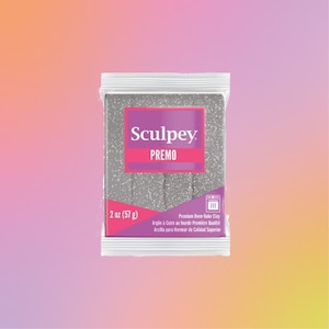 Sculpey Premo White Gold Glitter 57g, polymer clay wholesale, oven bake clay for jewelry, metallic clay, fresh clay, clay tool, clay cutter
