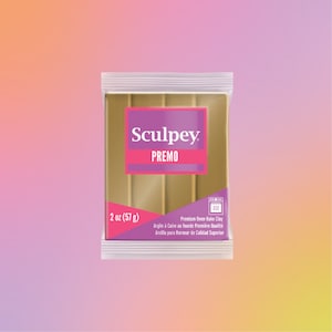 Sculpey Premo Antique Gold 57g, polymer clay wholesale, oven bake clay for jewelry, metallic clay, fresh clay, polymer clay tool,clay cutter