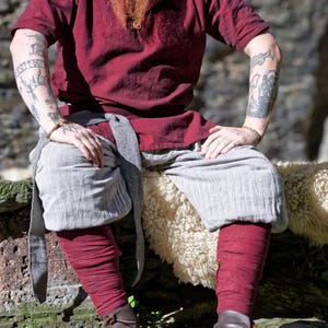 Viking Puttees Calf Wraps Winingas Leg Wraps Balder + Fibula Wrap Gaiters Cotton | LARP Leg Wraps Winigas | HEMAD Garments