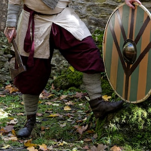 Wikinger Rus-Hose Odin aus Baumwolle mit weitem Bein zum Schnüren | HEMAD Gewandung LARP | Vikings Rus Pants