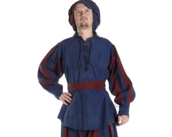 Landsknecht lace-up shirt Titurel made of cotton | HEMAD garb LARP